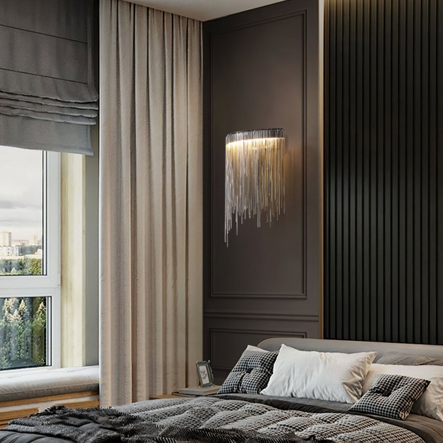 Cadena Tassel Wall Lamp - YIOSI