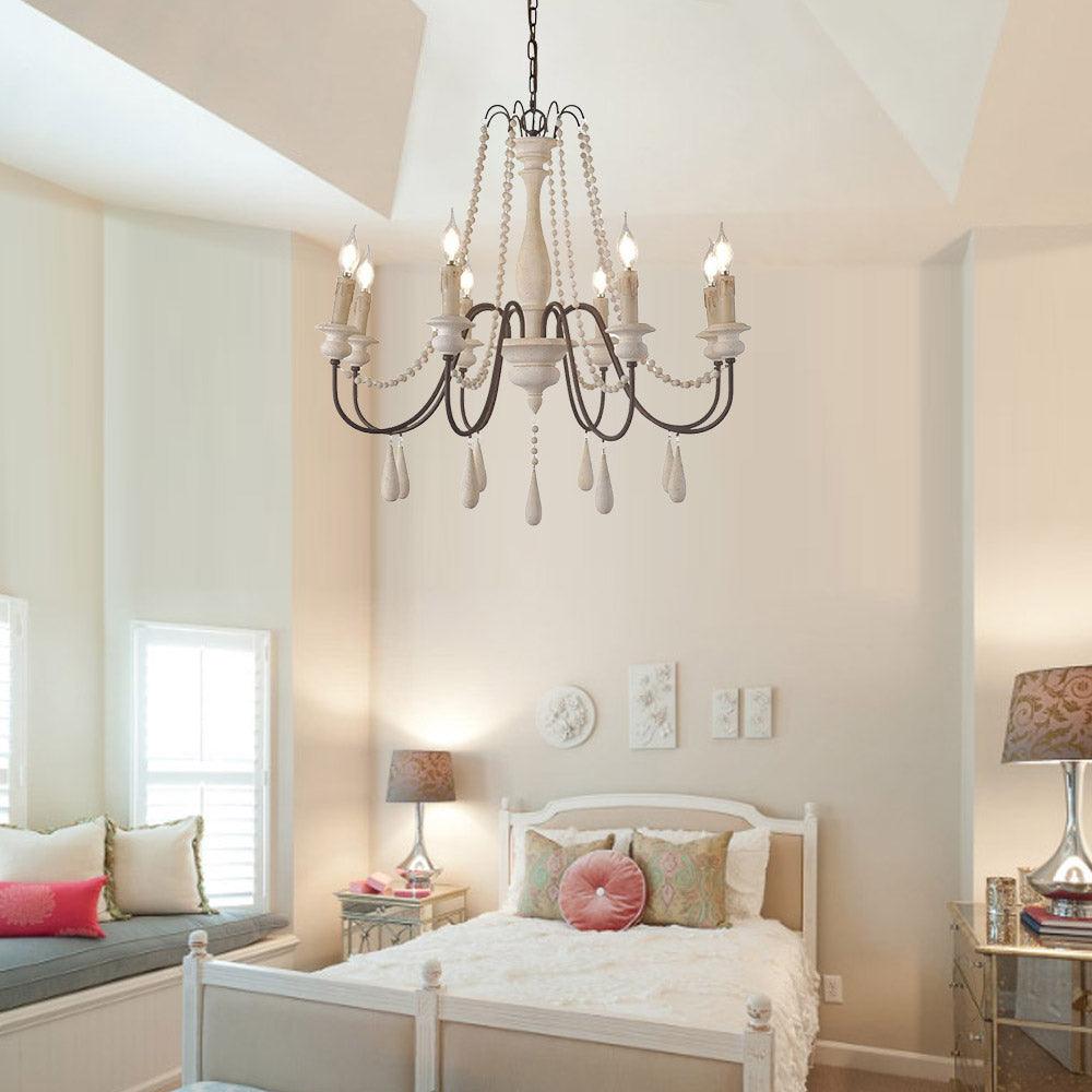 Candle Style Beaded Chandelier - YIOSI