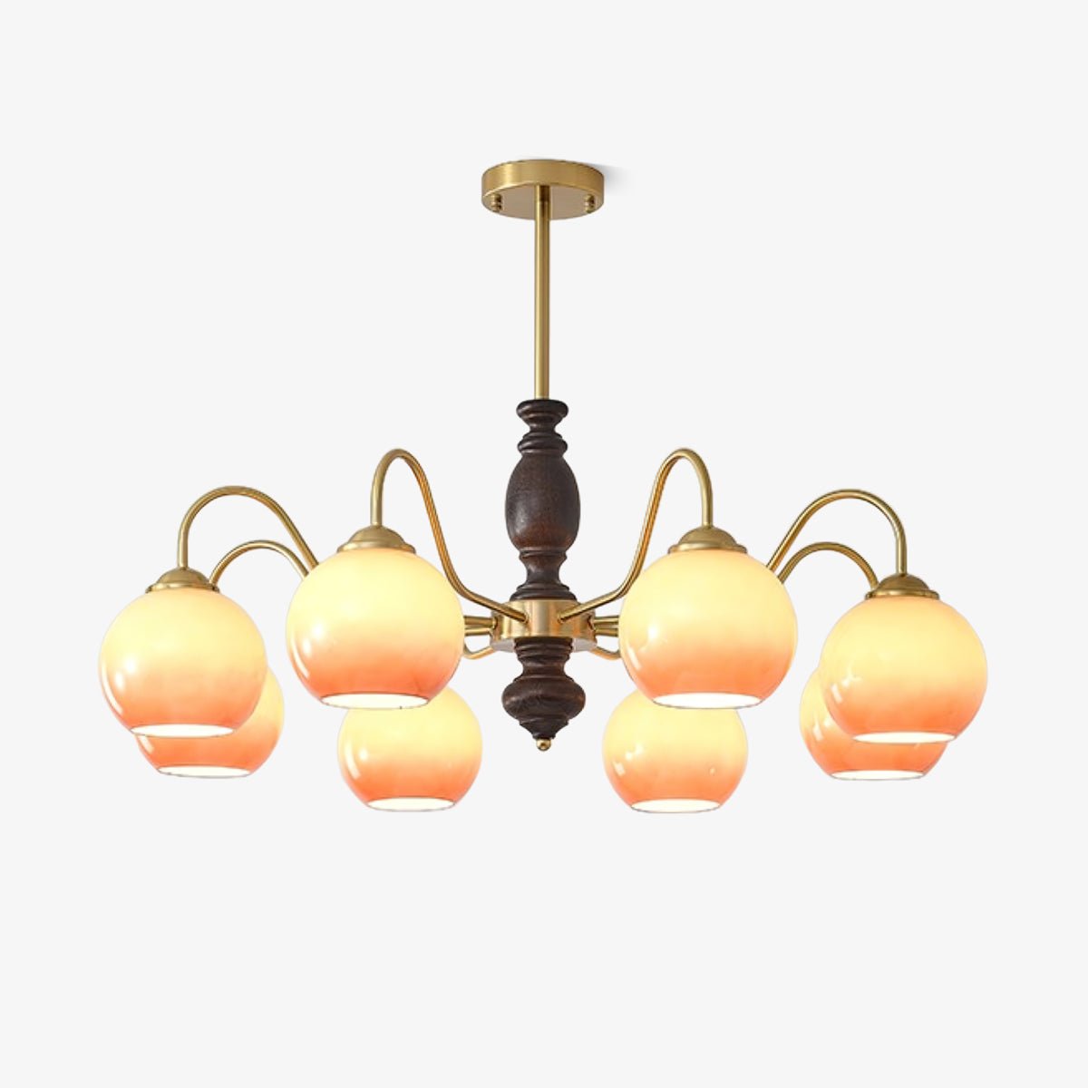 Caramel Orb Chandelier - YIOSI