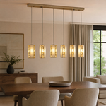 Caratelle Cluster Lights Over Dining Table