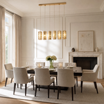 Caratelle Cluster Lights Over Dining Table