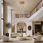 Carlyle Cluster Crystal Chandelier
