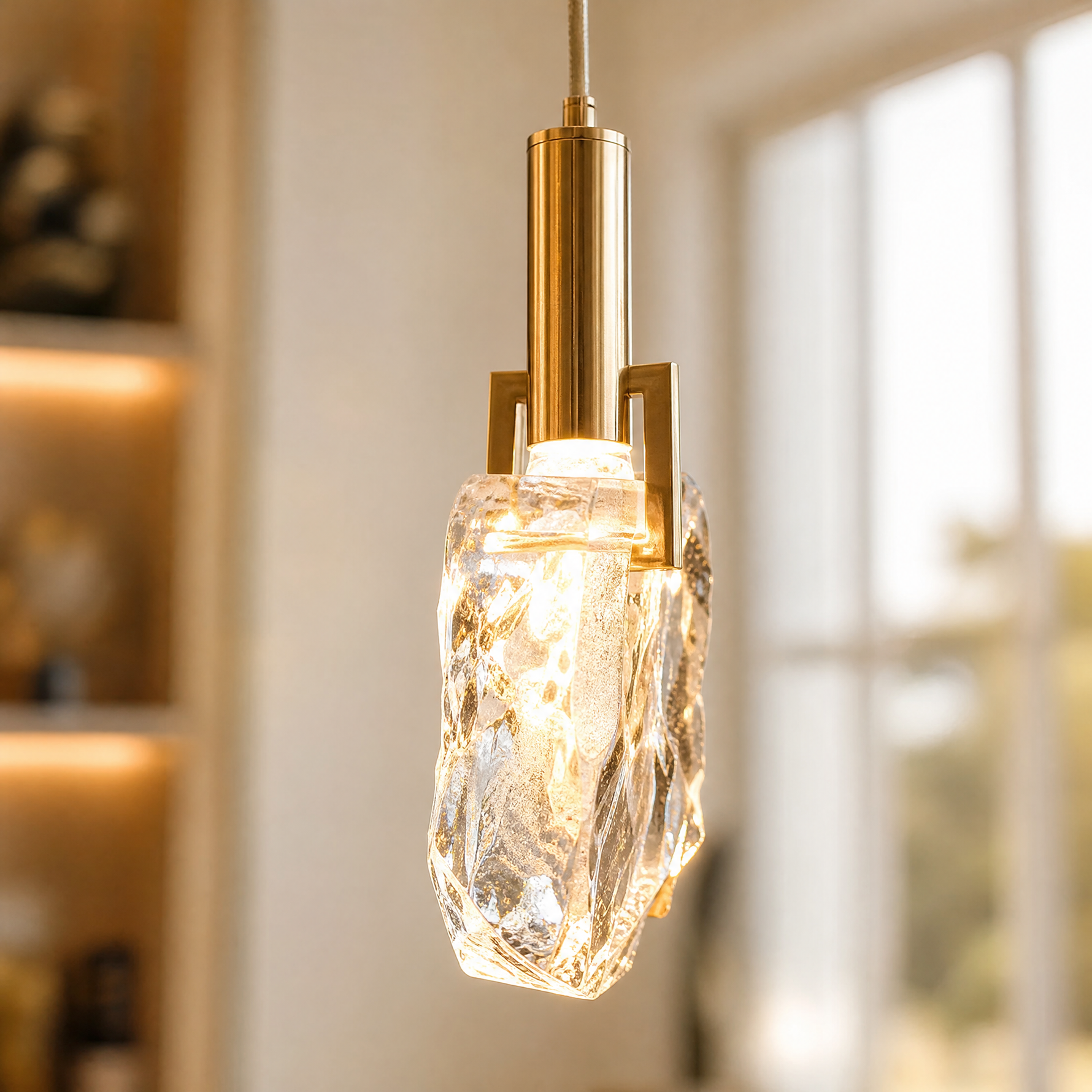 Carlyle Oval Cascade Crystal Chandelier