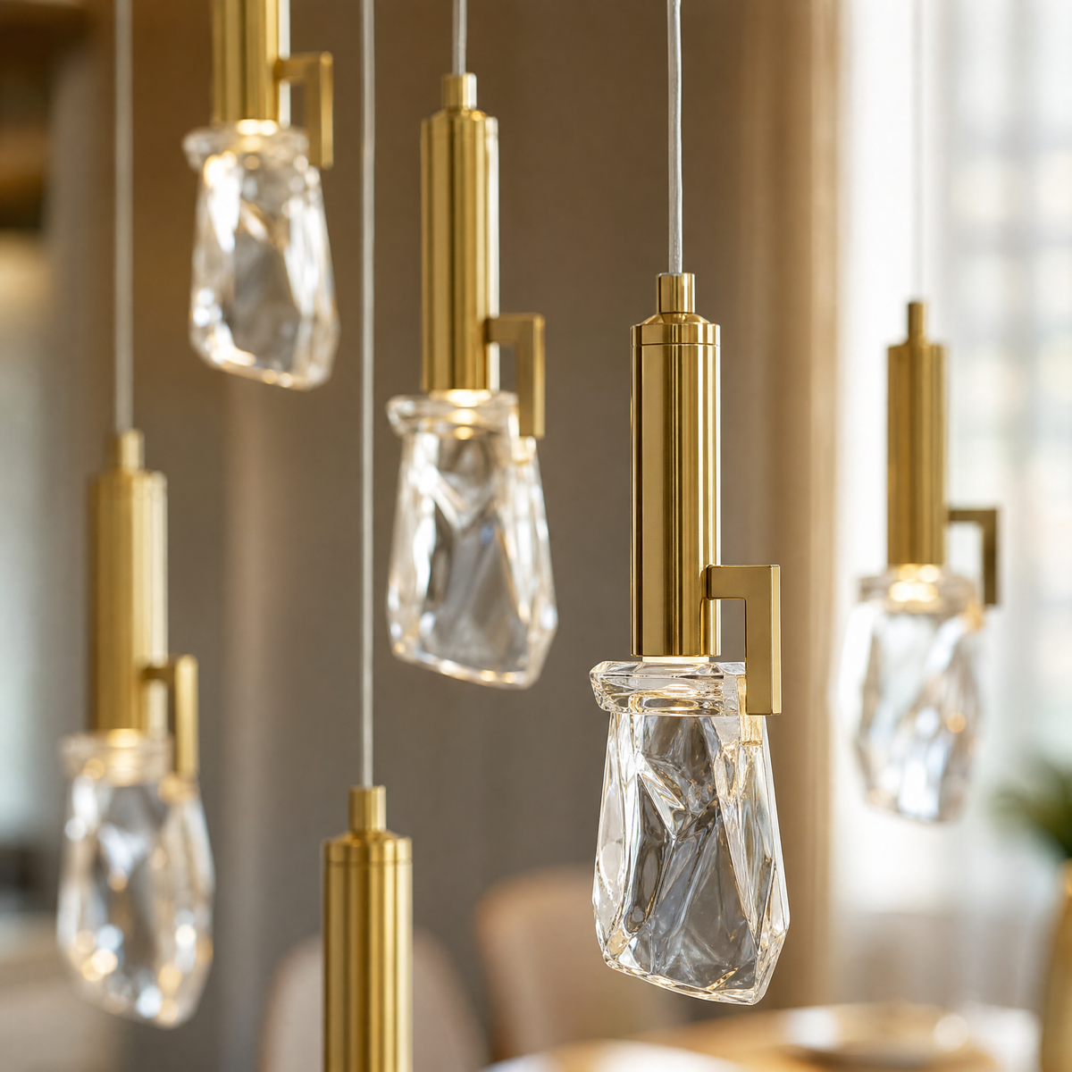 Carlyle Oval Cascade Crystal Chandelier