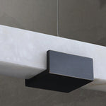 Cary Alabaster Pendant Light – Black & White Brass Finish