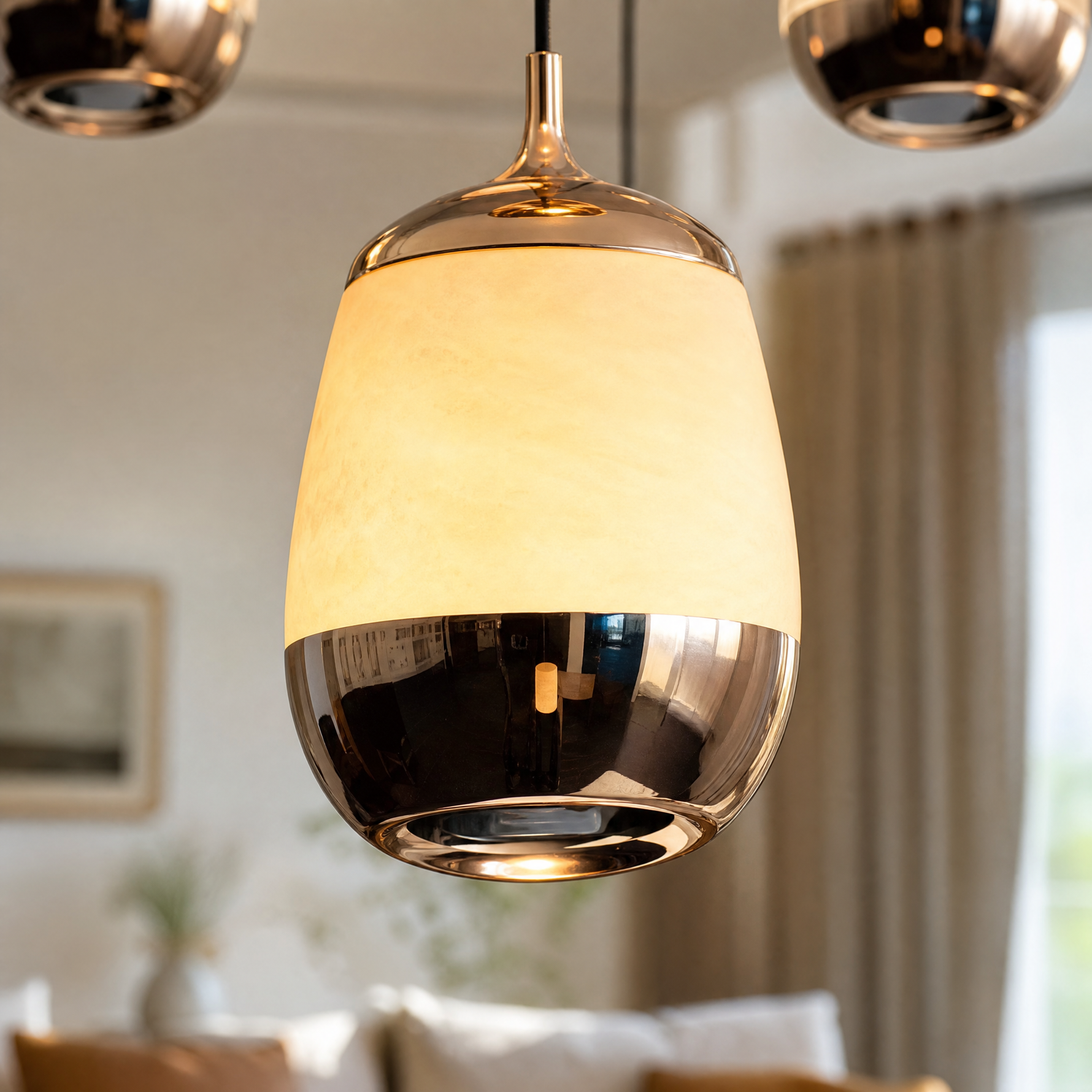 Cascata Modern Alabaster Cluster Pendant Light