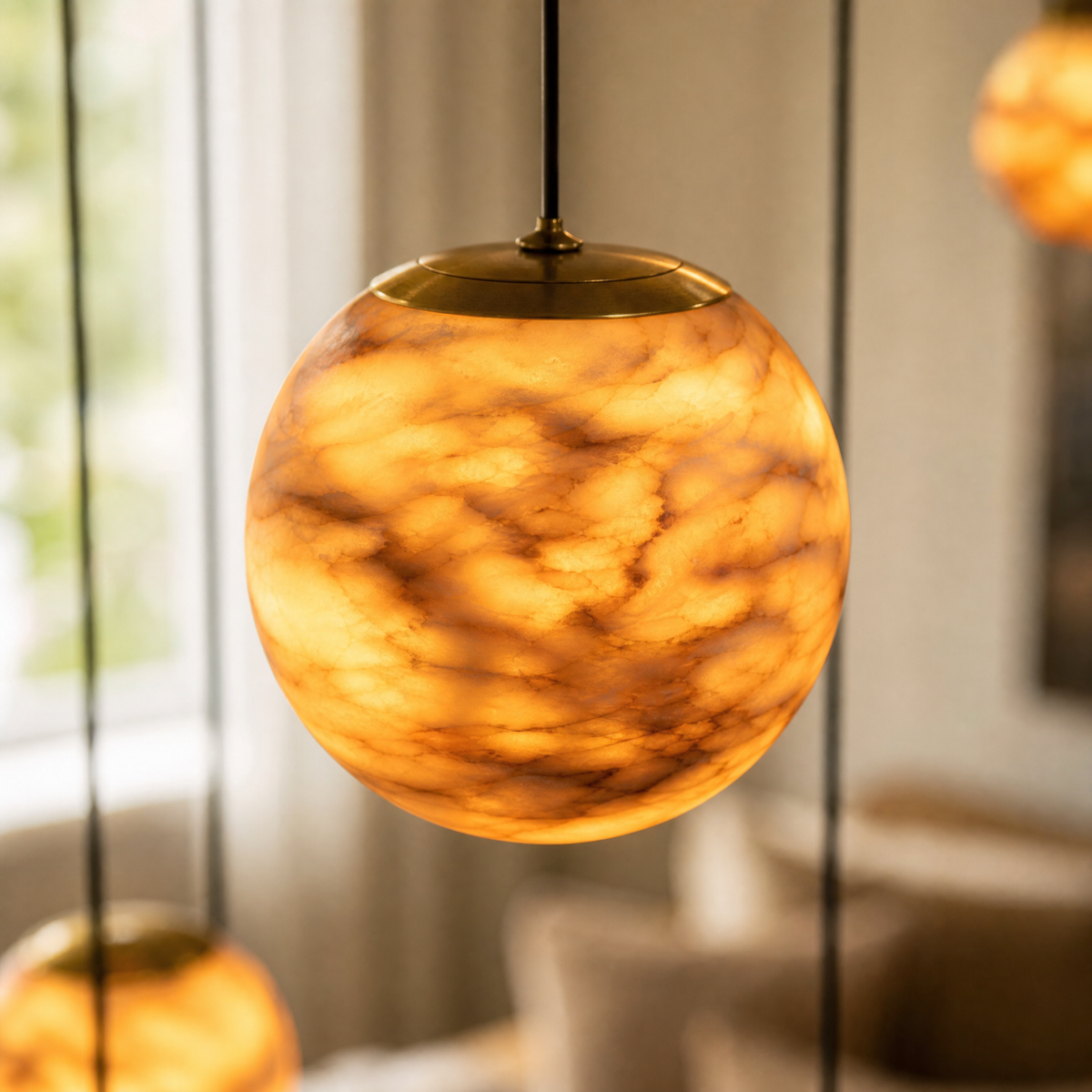 Cascata Planet Modern Cluster Chandelier 31.5" D