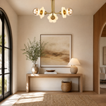 Ceiling 3-orb Alabaster