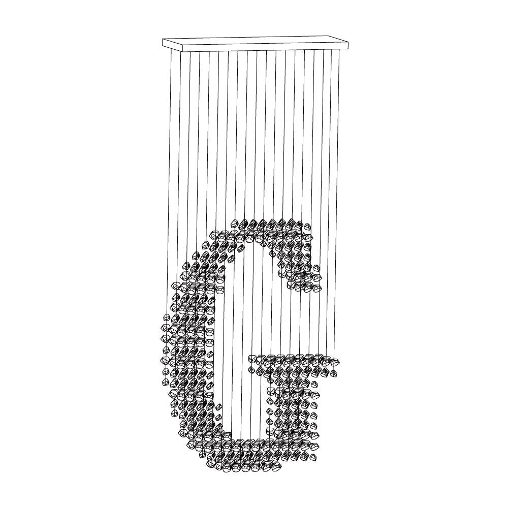 Charcoal Chandeliers G - YIOSI