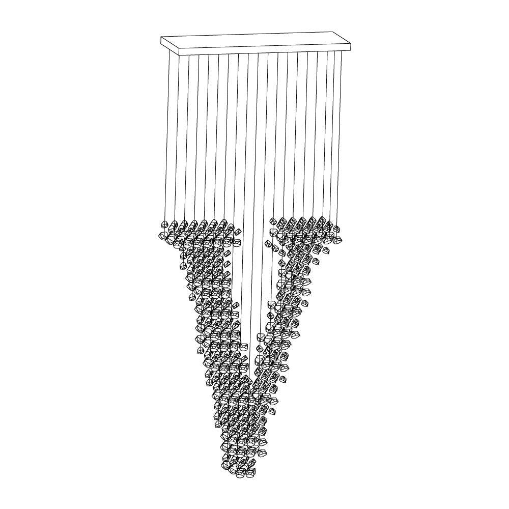 Charcoal Chandeliers V - YIOSI