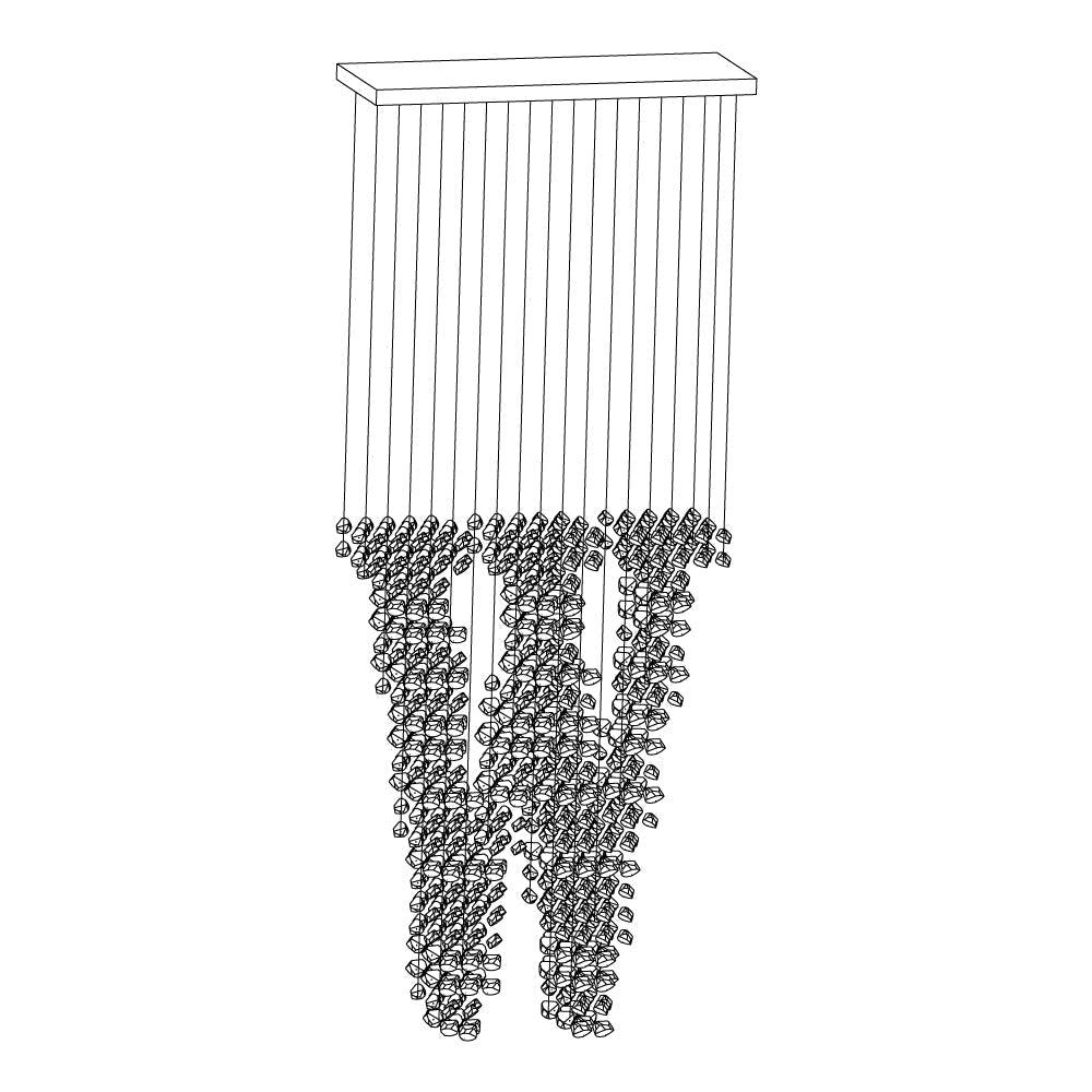 Charcoal Chandeliers W - YIOSI