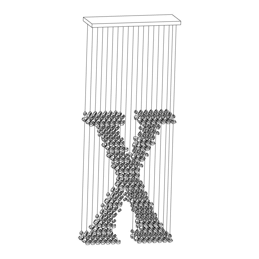 Charcoal Chandeliers X - YIOSI