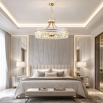 Cintura Leather Halo Chandelier