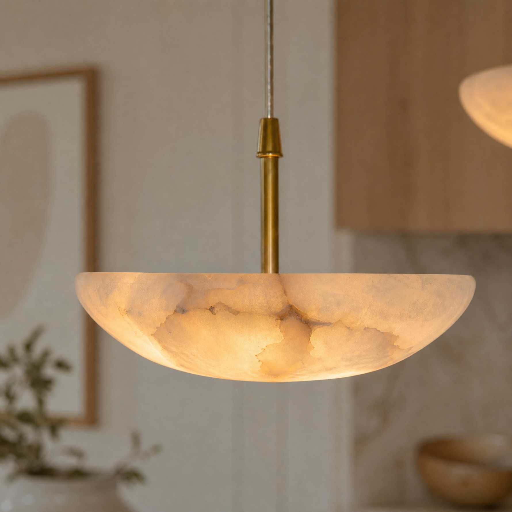 Ciottolo Modern Alabaster Pendant Light Fixtures