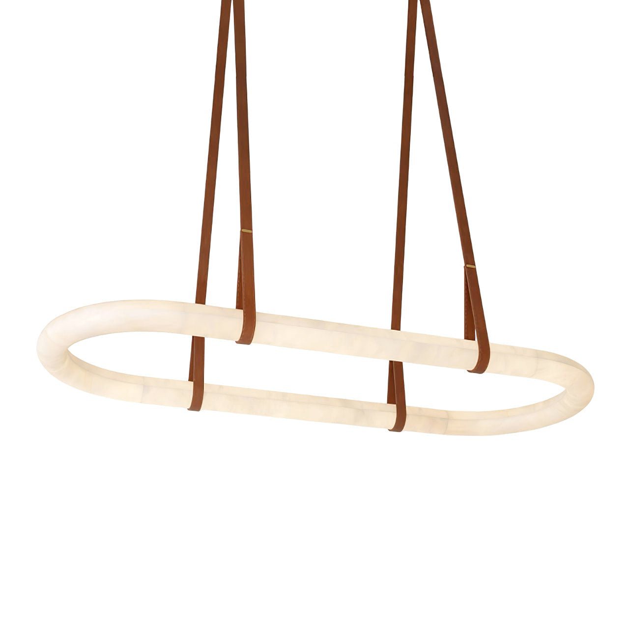 Circle Alabaster Chandelier - YIOSI