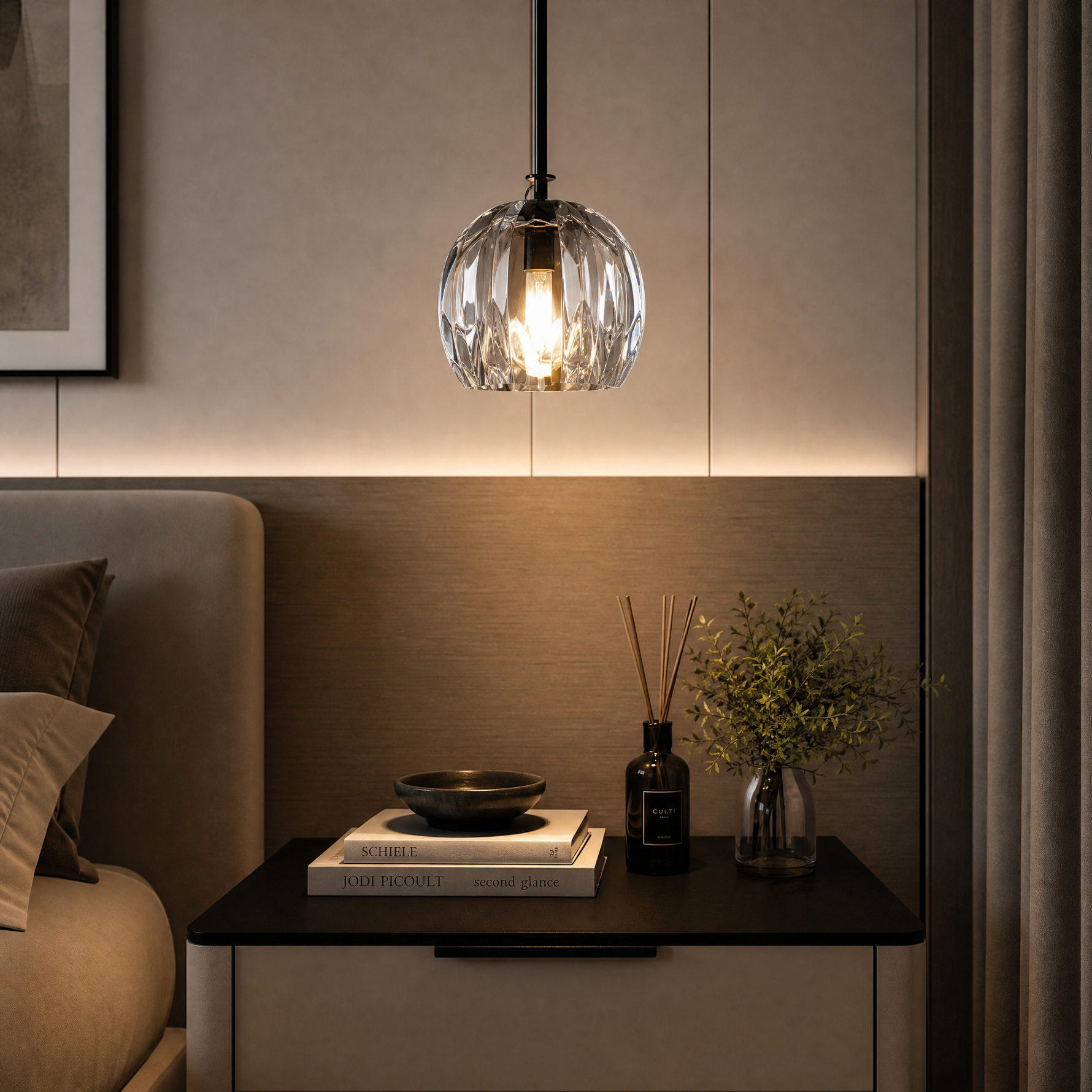 Circular Gold Crystal Island Chandelier-800