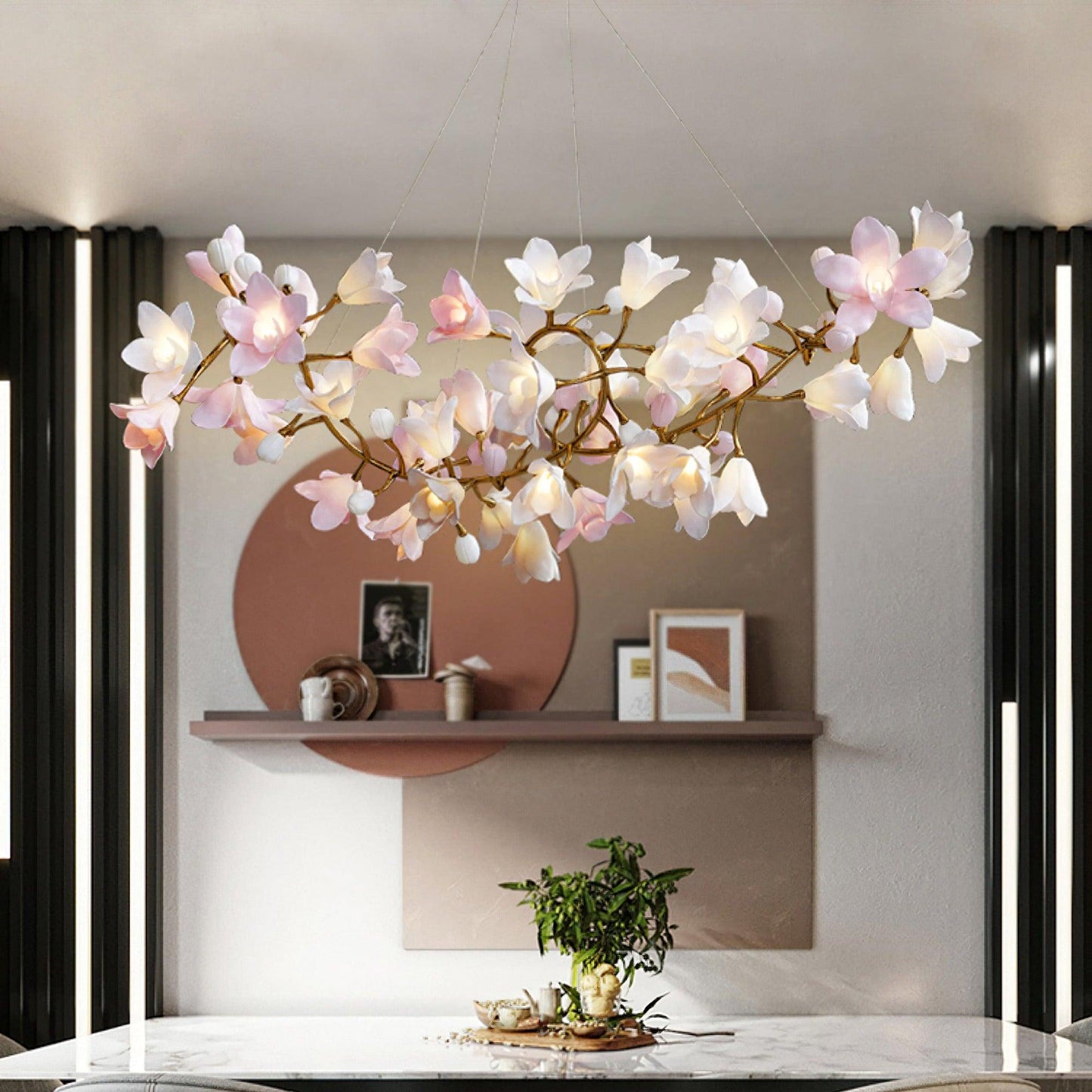 Circular Blossom Chandelier - YIOSI
