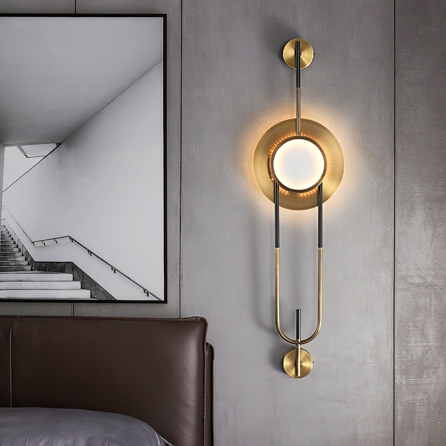 Circular Marble Wall Light - YIOSI