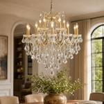 Clear Glass Clip Light D30.7 - Gold