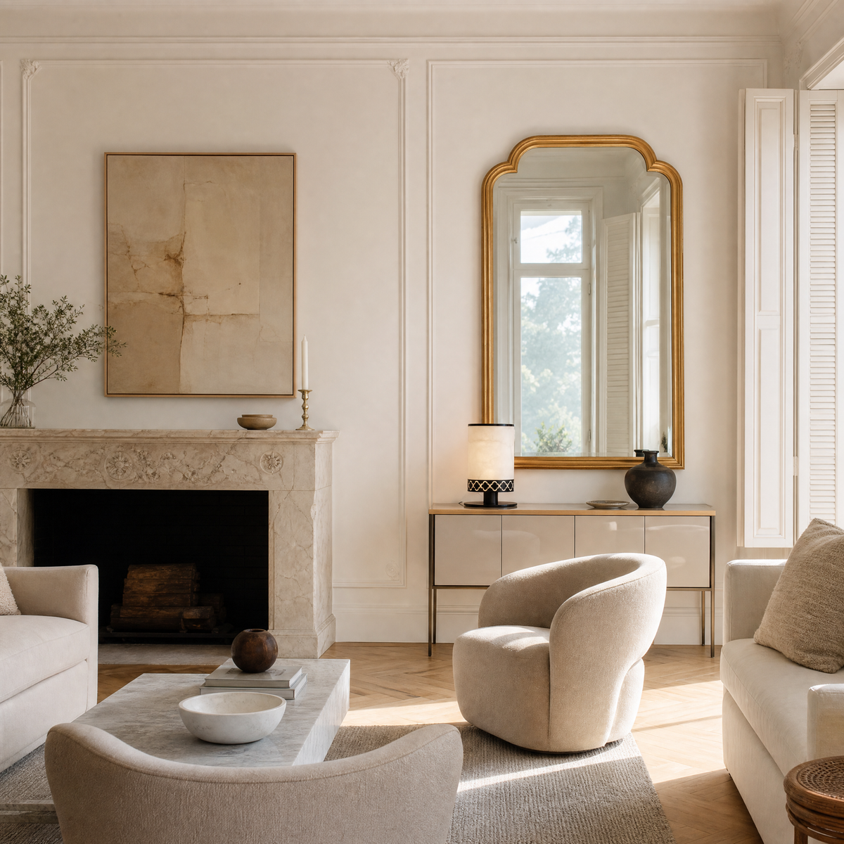 Colonna Modern Alabaster Table Lamp