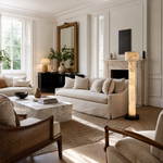 Colonna Ribbed Column Floor Lamp