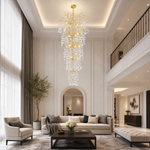 Color-Changing Style - Pear-Shaped Boat-Type Pendant Light 1200 - Gold