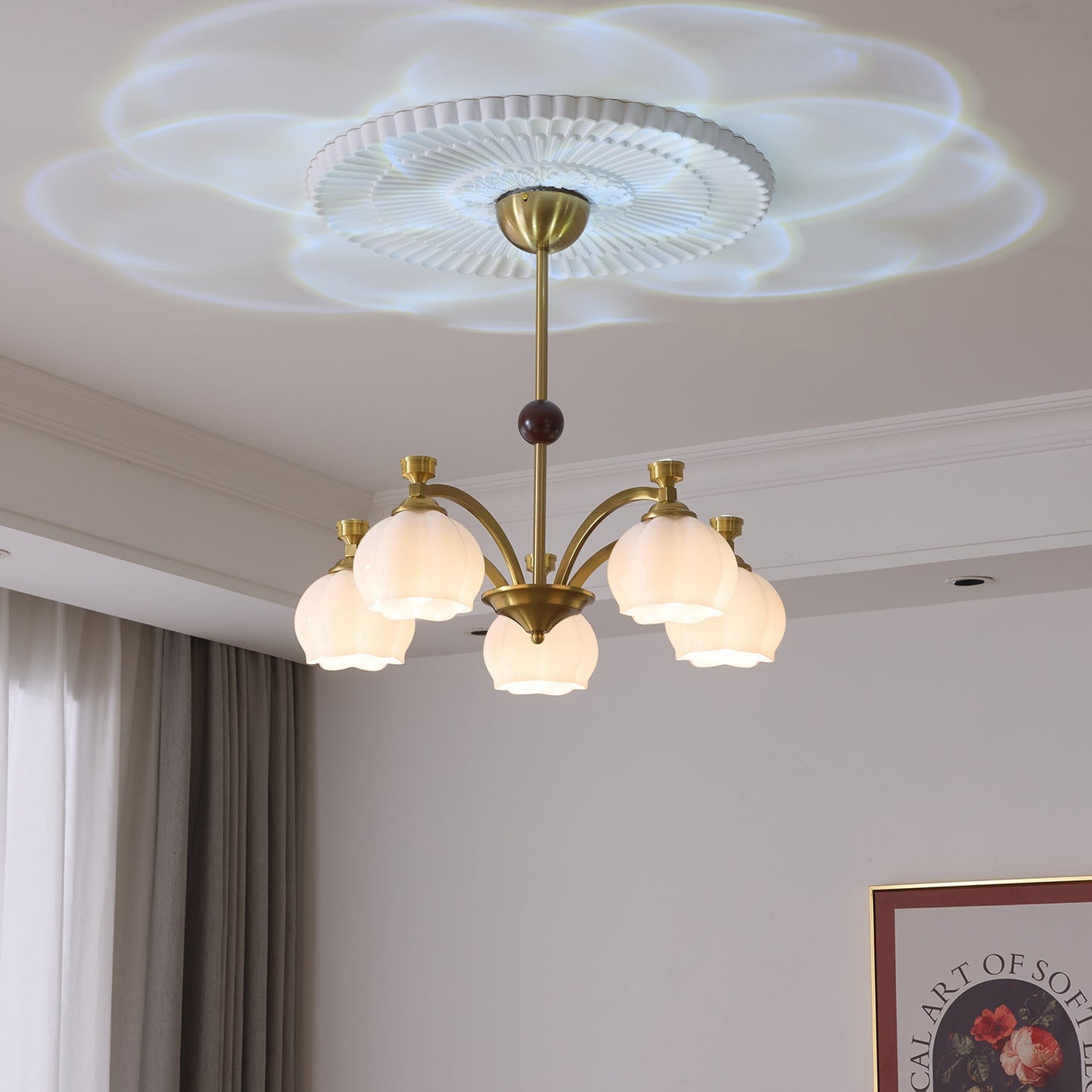 Corinne Arc Chandelier - YIOSI