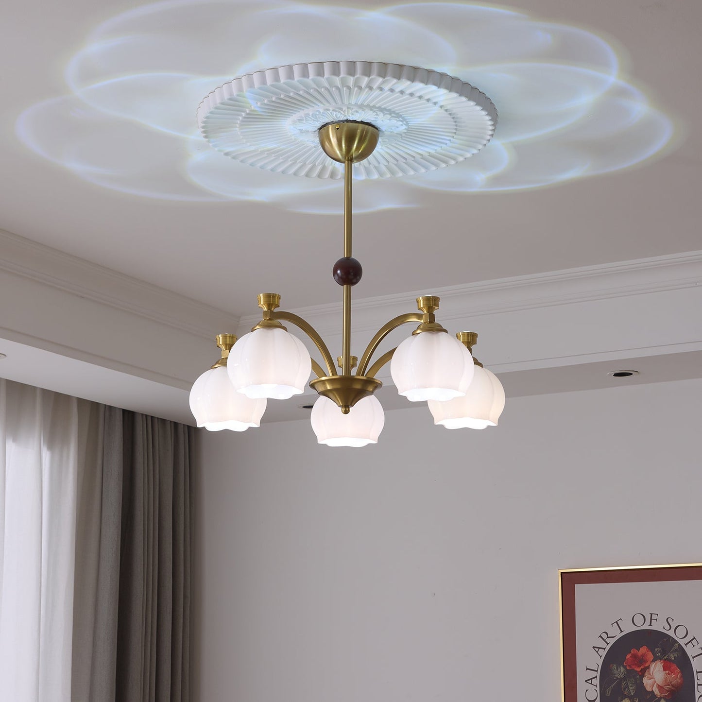 Corinne Arc Chandelier - YIOSI