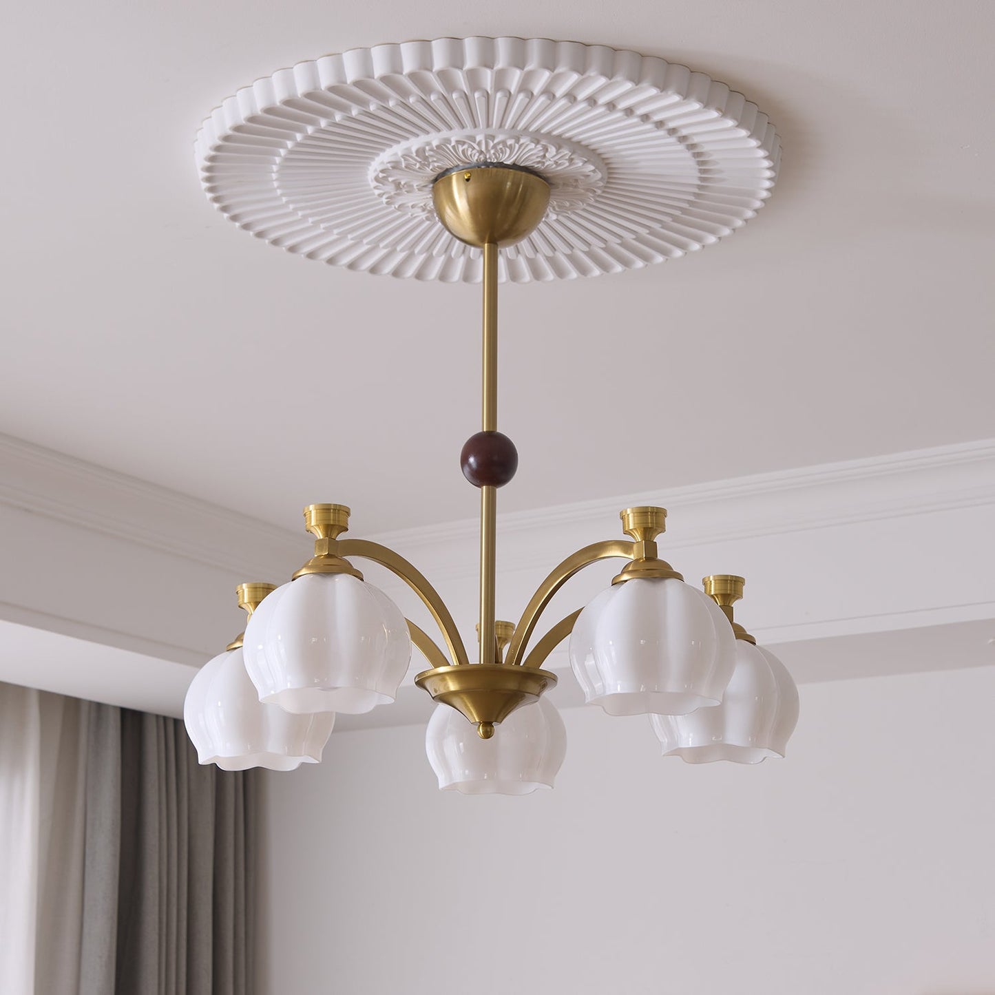 Corinne Arc Chandelier - YIOSI