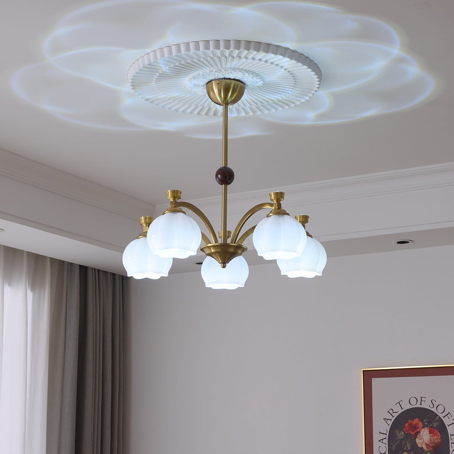 Corinne Arc Chandelier - YIOSI