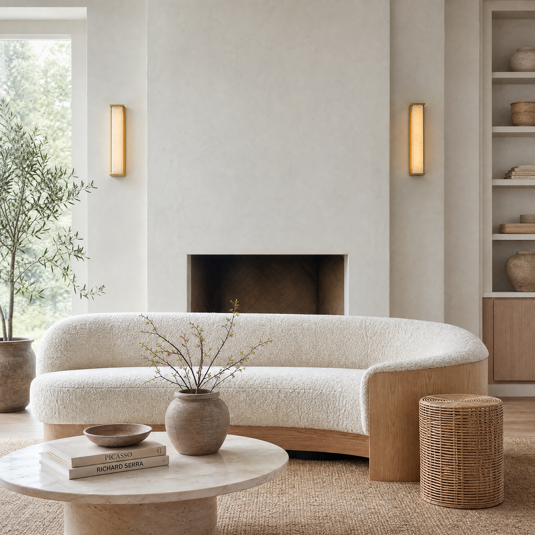 Cornice Modern Alabaster Sconce