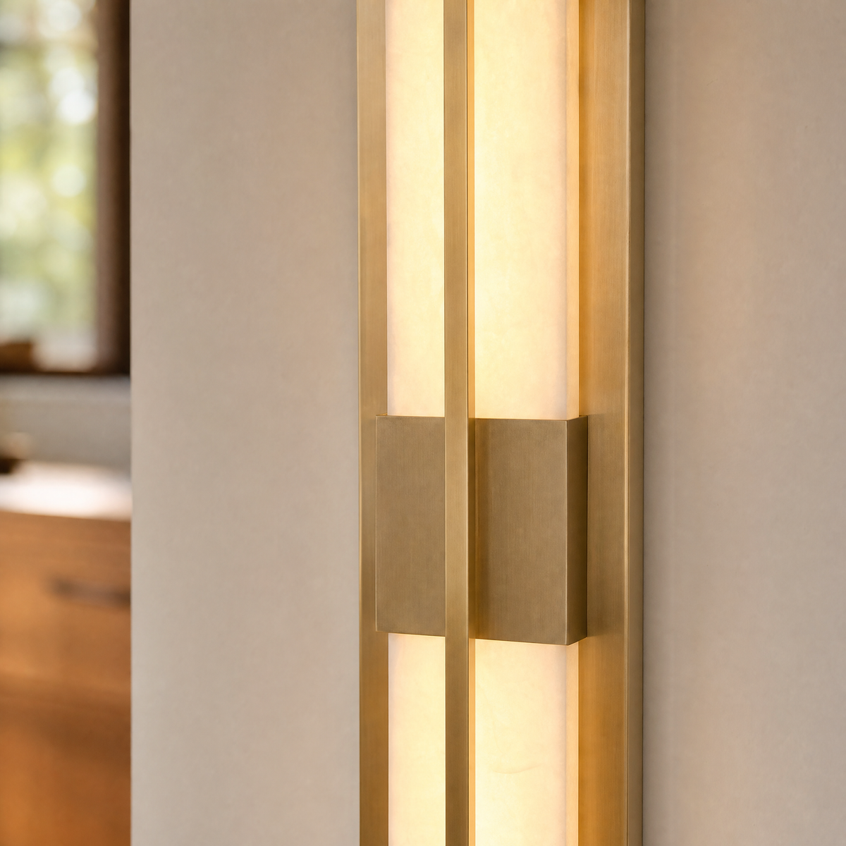 Cornice Modern Alabaster Sconce Light Fixture