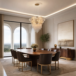 Corona Crystal Halo Chandelier