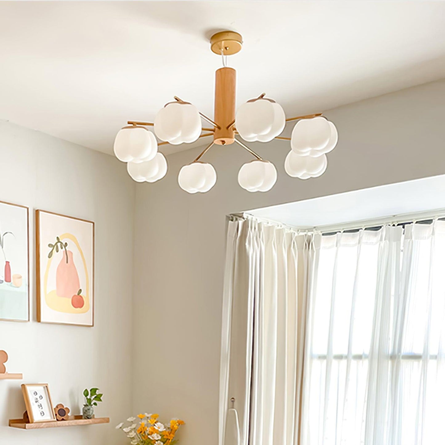 Cotton Balls Chandelier - YIOSI