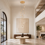 Crane Cascading Handmade Glass Chandelier