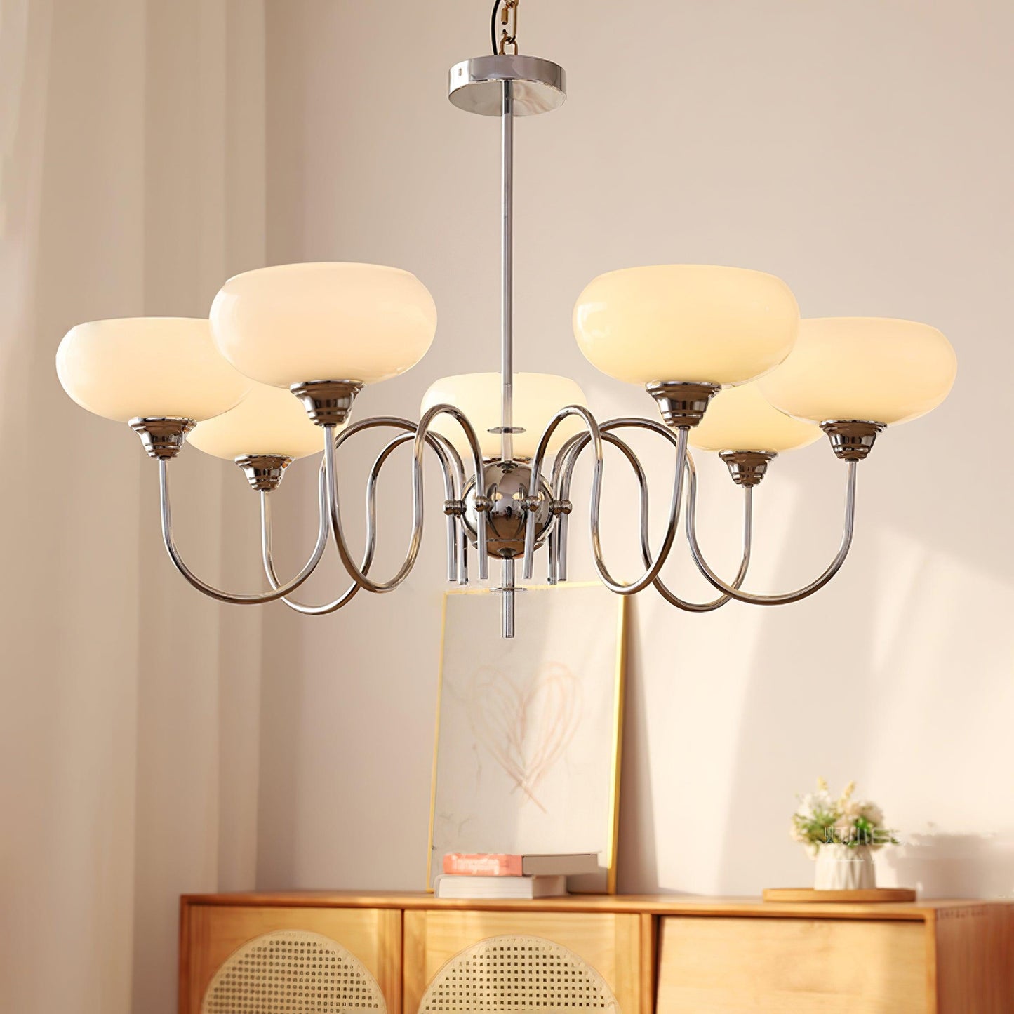 Creamy Persimmon Chandelier - YIOSI