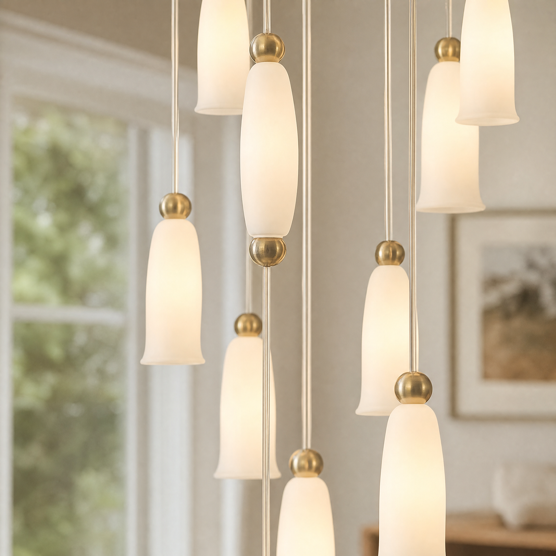 Cristallo Grand Cascading Glass Chandelier