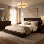 Cristallo Modern Alabaster Round Drum Chandelier