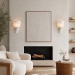 Cristallo Modern Alabaster Wall Sconce