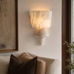 Cristallo Modern Alabaster Wall Sconce