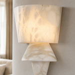 Cristallo Modern Alabaster Wall Sconce