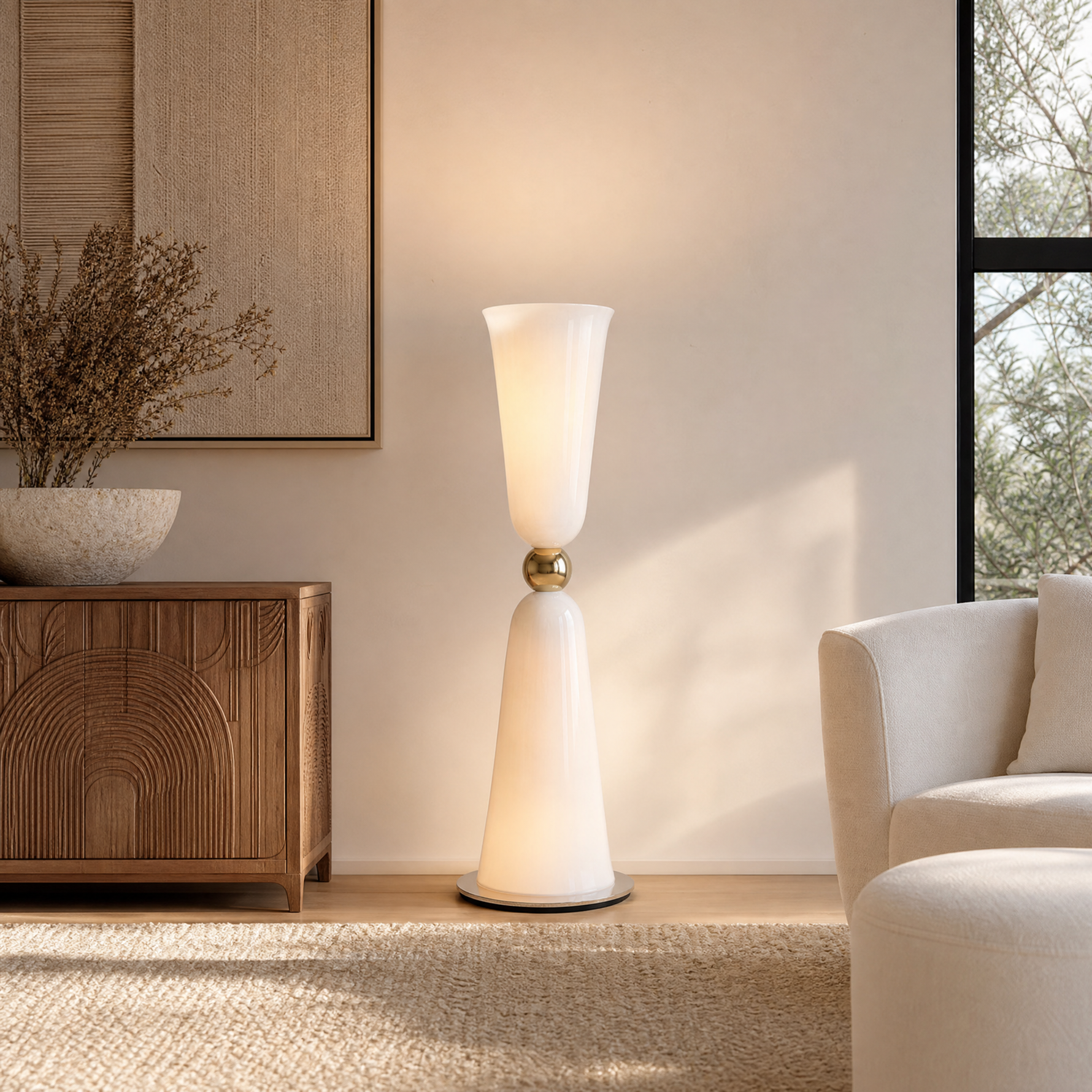 Cristallo Modern Glass Table Lamp