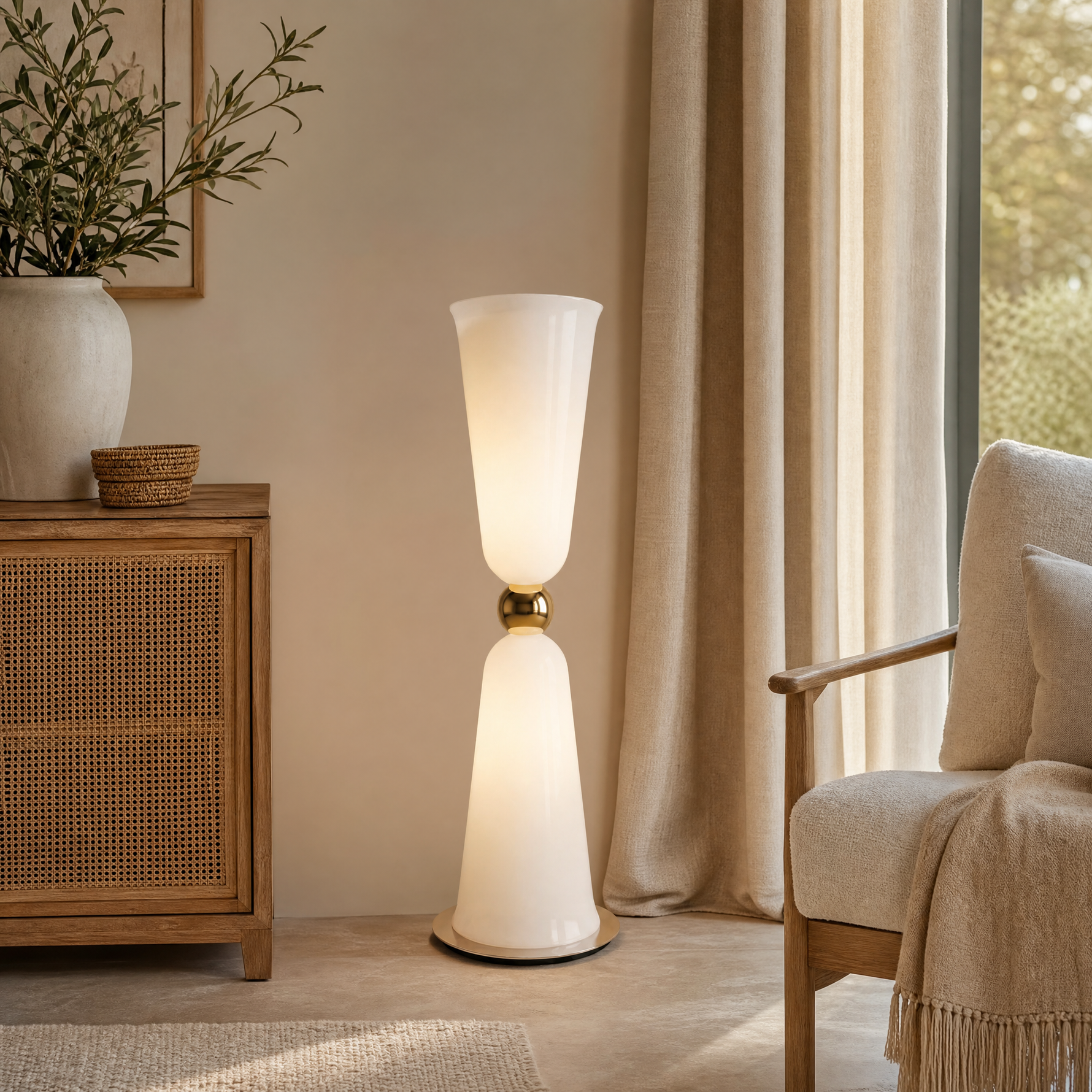 Cristallo Modern Glass Table Lamp