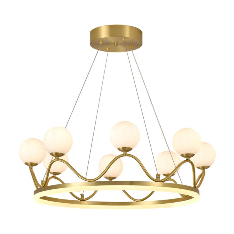 Crown Brass Chandelier - YIOSI