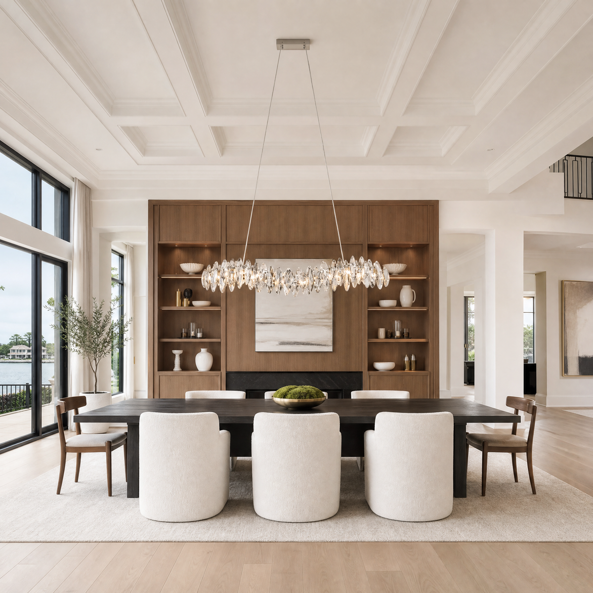 Crystal Halo Chandelier
