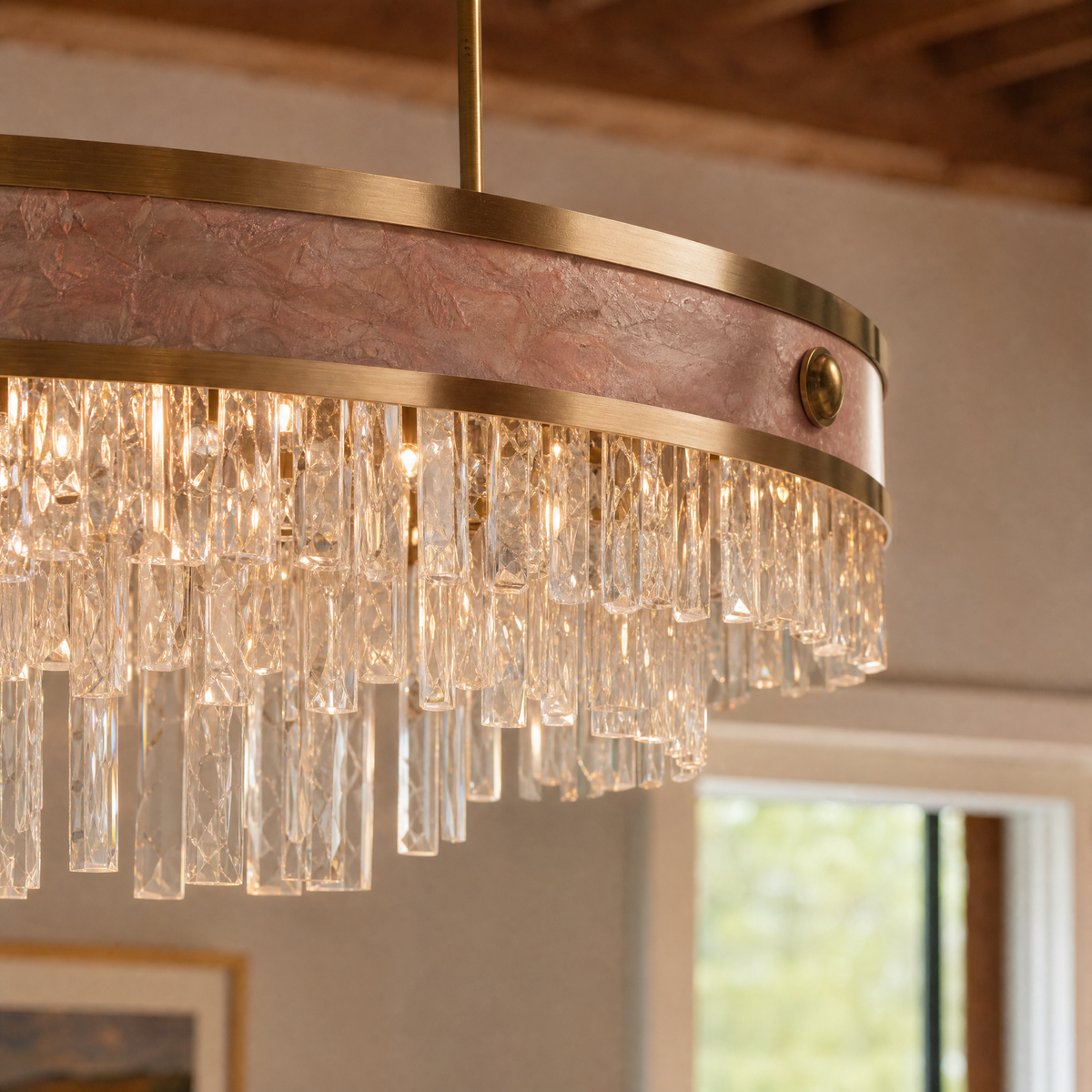 Crystal Rectangular Chandelier