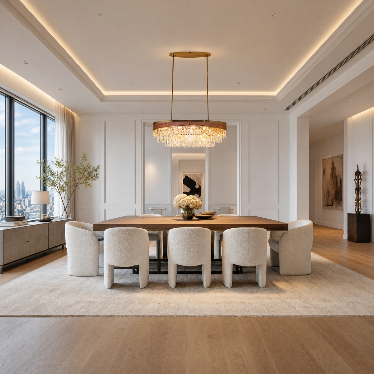 Crystal Rectangular Chandelier