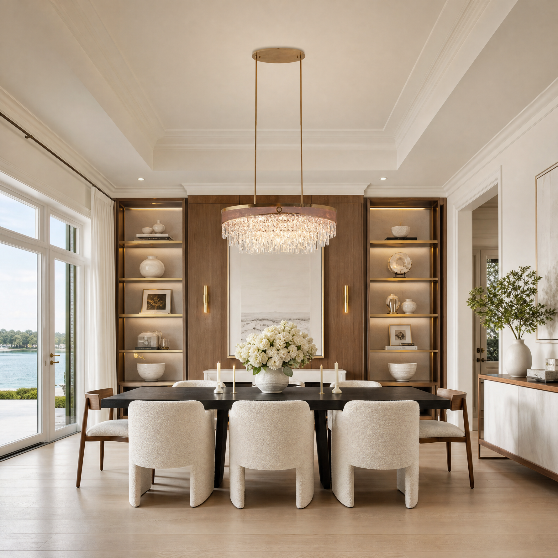 Crystal Rectangular Chandelier