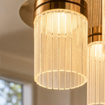 Crystalia Modern Crystal Flush Mount Ceiling Light