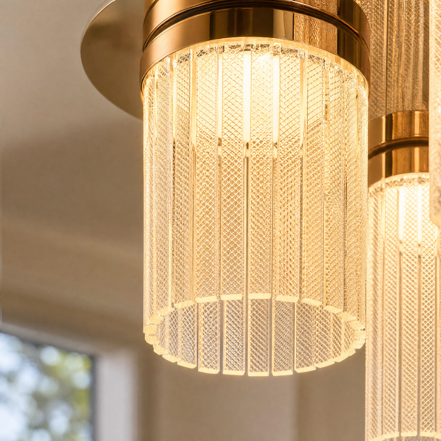 Crystalia Modern Crystal Flush Mount Ceiling Light